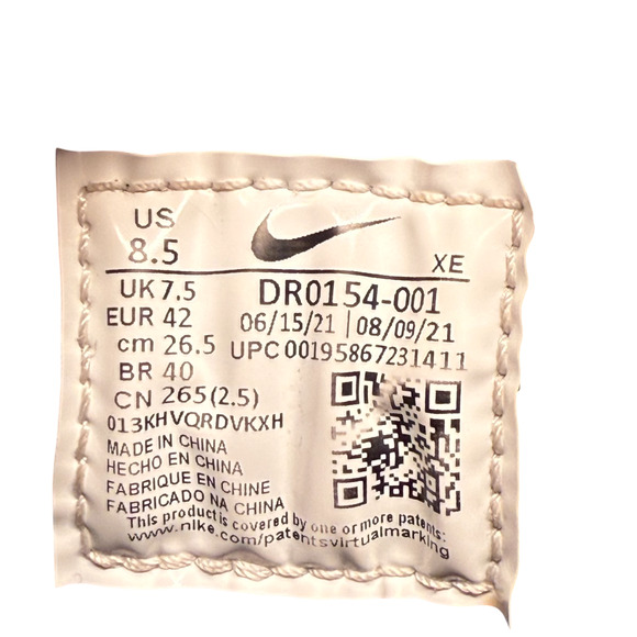 NIKE Air Huarache Run Women's 8.5 Black Army Green Sneaker Athletic Shoes - Picture 14 of 14